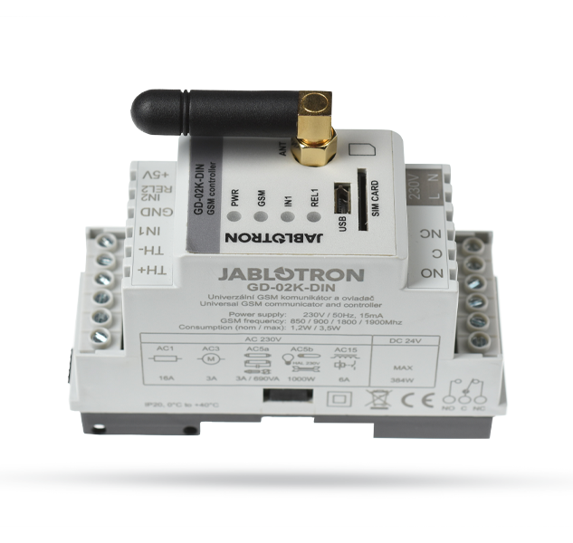 Jablotron GD-02K-DIN | EPS