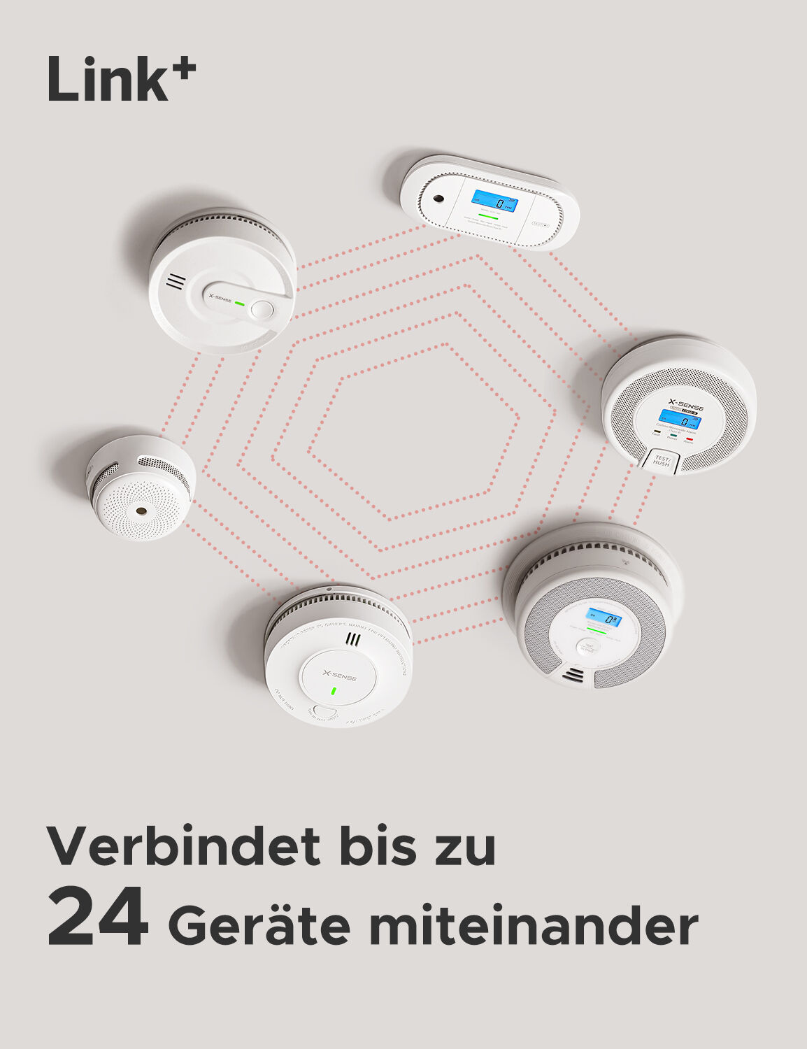 X-Sense XC01-M Funk-CO-Melder mit App & LCD X-Sense XC01-M Funk-CO-Melder mit App & LCD