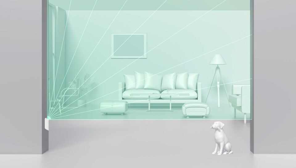 Ajax MotionProtect Curtain Weiß Detailansicht Bild 4 | EPS