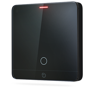 JB-111TH Temp.- & Feuchtigkeitssensor mit Thermostat (anthrazit)