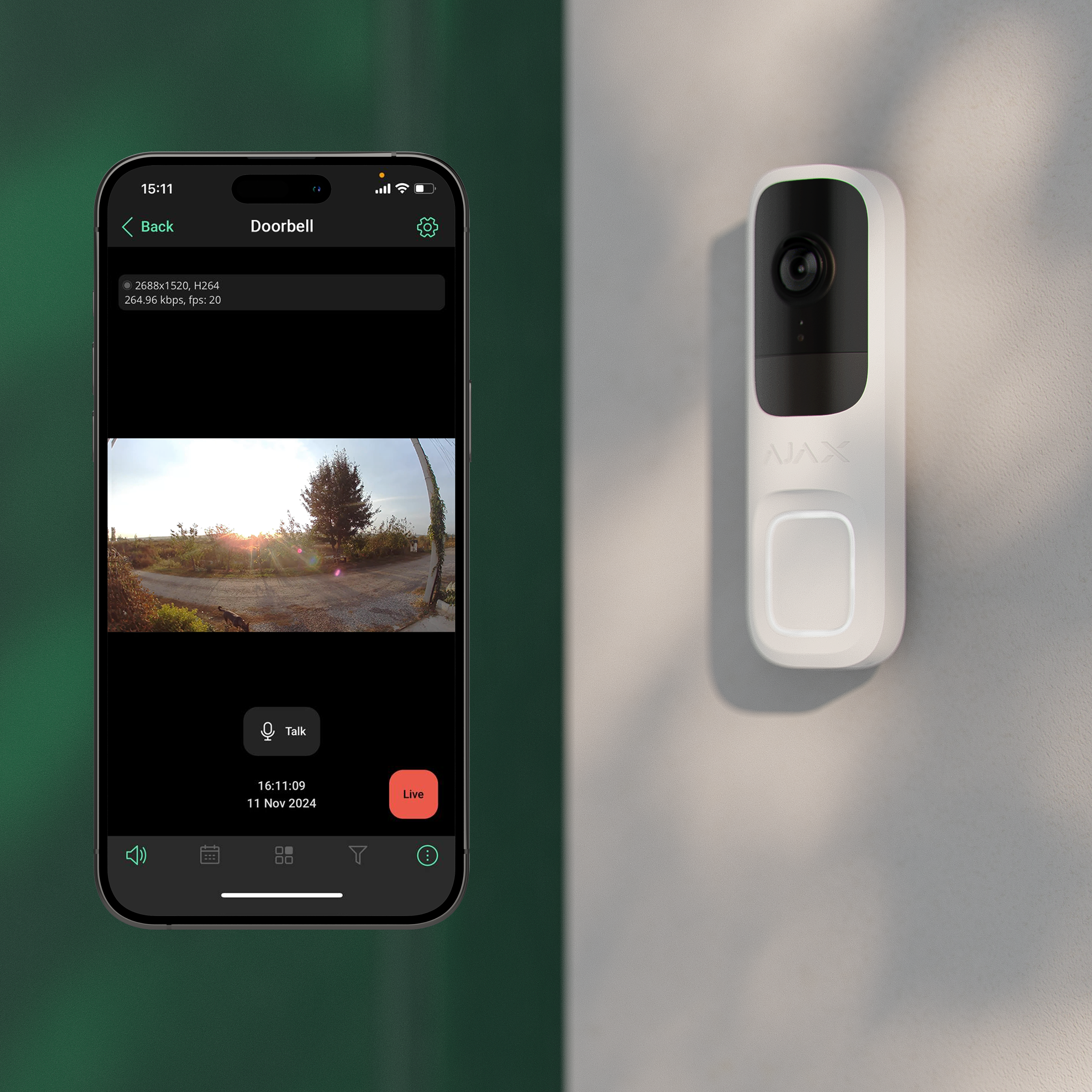DoorBell Weiß