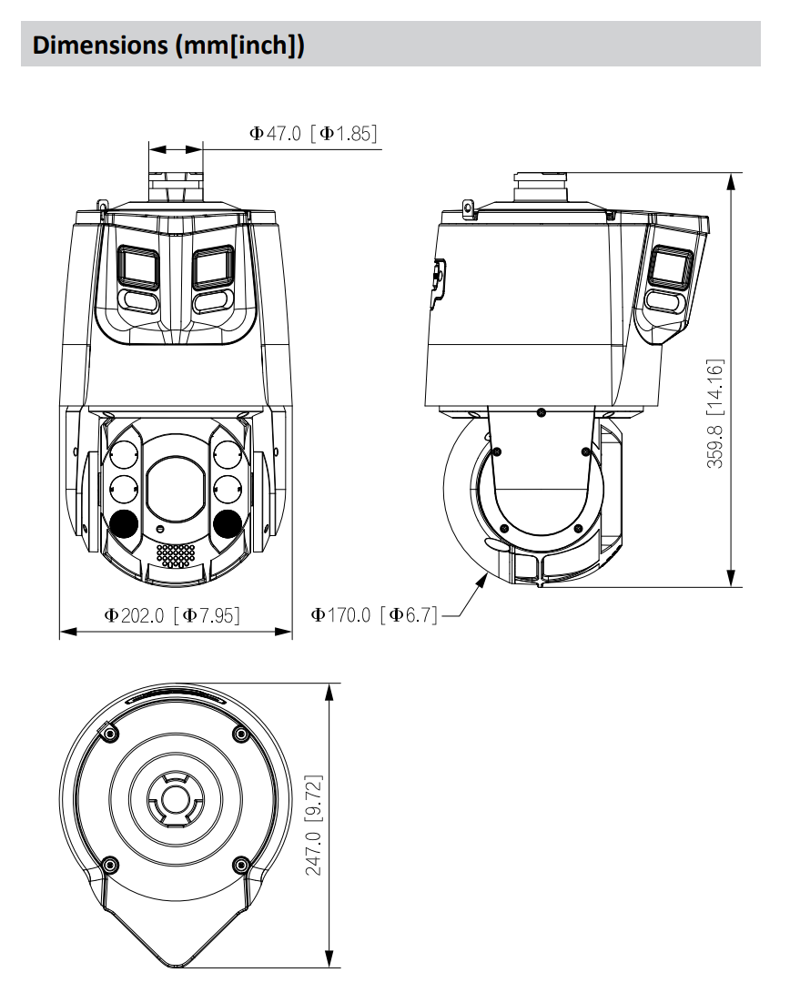 Dahua D-SDT6C425-4P-GB-APV-0280 Dahua D-SDT6C425-4P-GB-APV-0280 Detailansicht Bild 2 | EPS