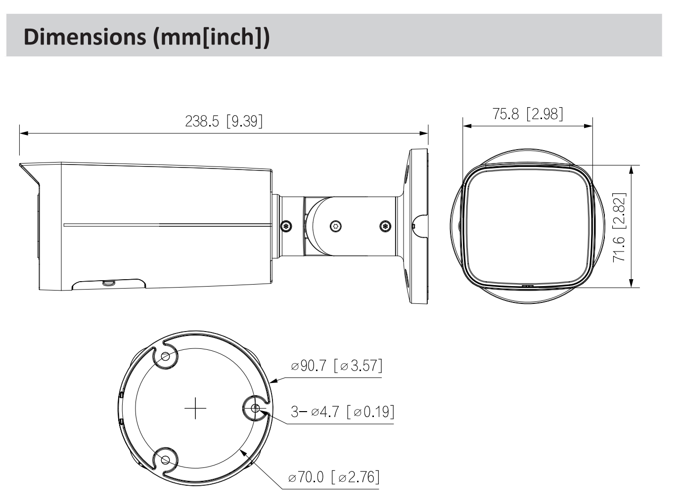 Dahua D-IPC-HFW2849TP-AS-IL-0360B Dahua D-IPC-HFW2849TP-AS-IL-0360B Detailansicht Bild 3 | EPS
