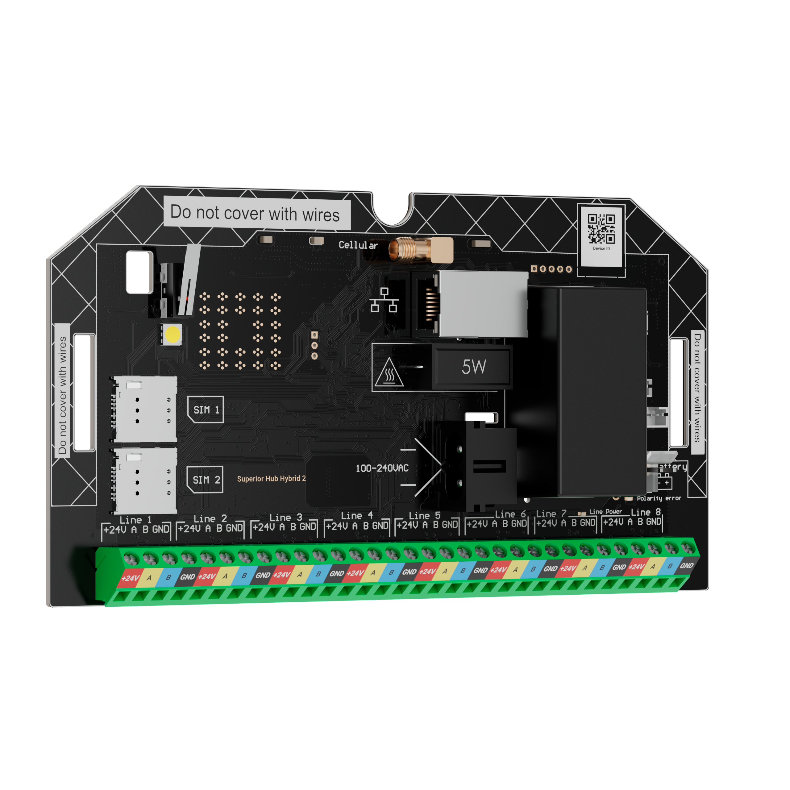 Ajax Superior Hub Hybrid 2 (without casing) Detailansicht Bild 5 | EPS