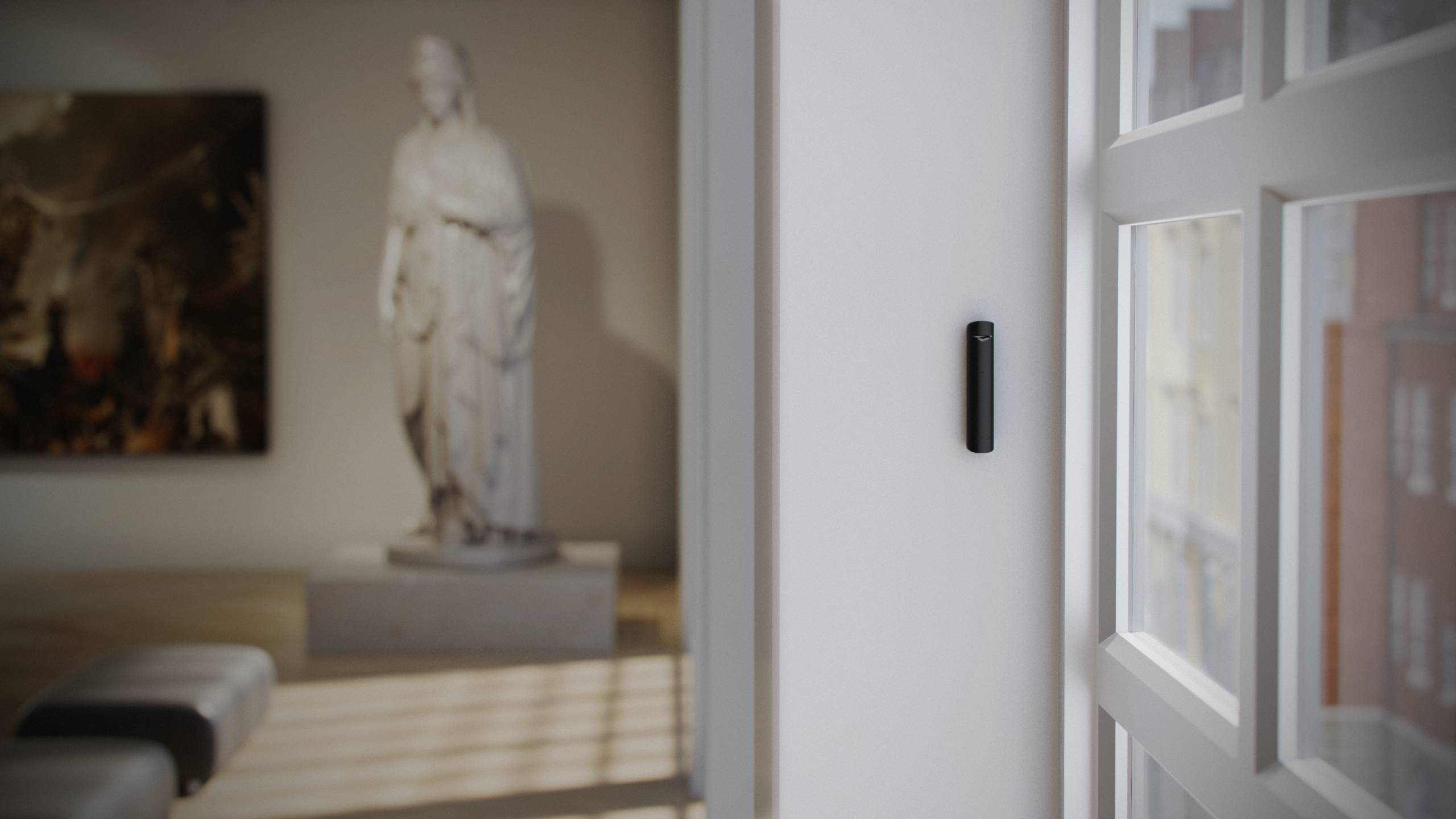 Ajax Superior GlassProtect Jeweller Schwarz Detailansicht Bild 4 | EPS