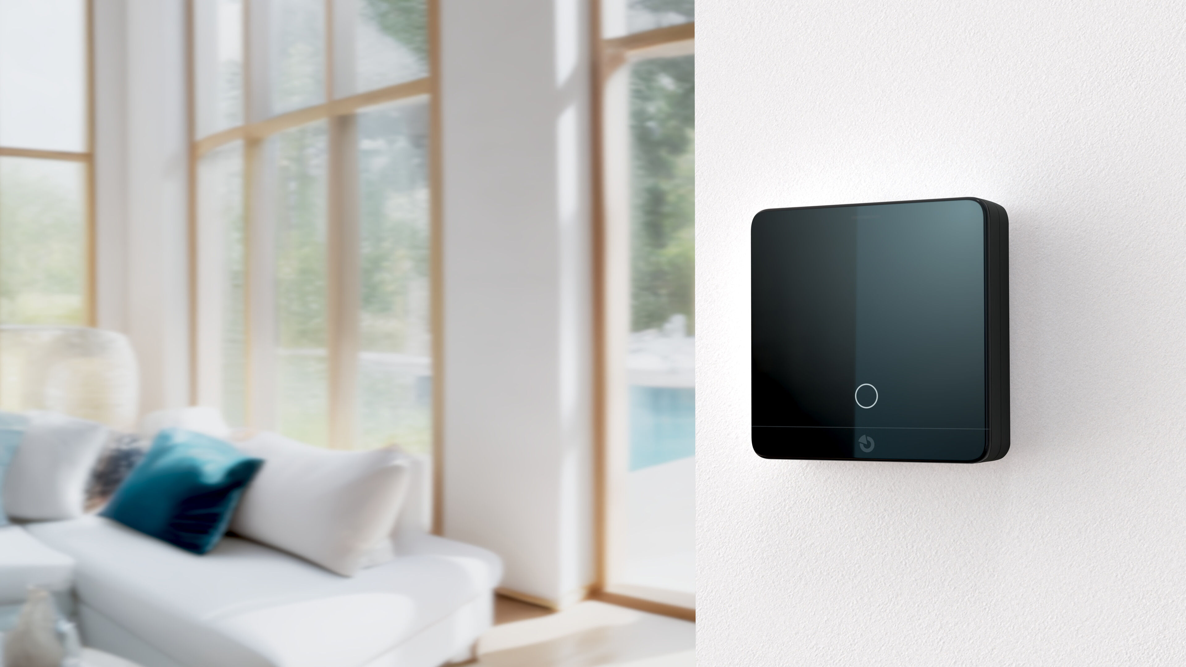 JB-151TH Temp.- & Feuchtigkeitssensor mit Thermostat , anthrazit