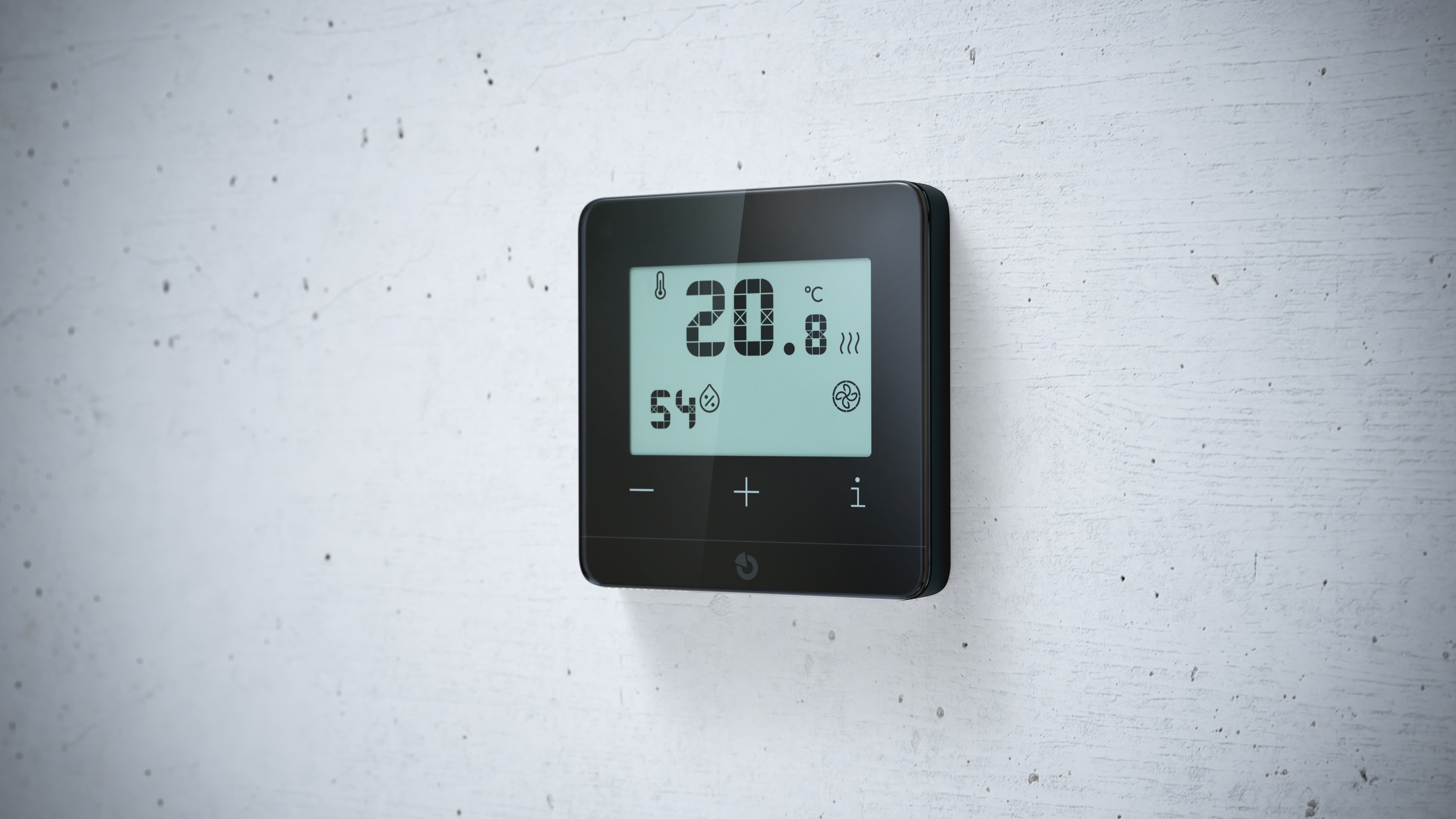 Jablotron JB-111TP-AN Bus-Raumthermostat Anthrazit Jablotron JB-111TP-AN Bus-Raumthermostat Anthrazit Detailansicht Bild 2 | EPS