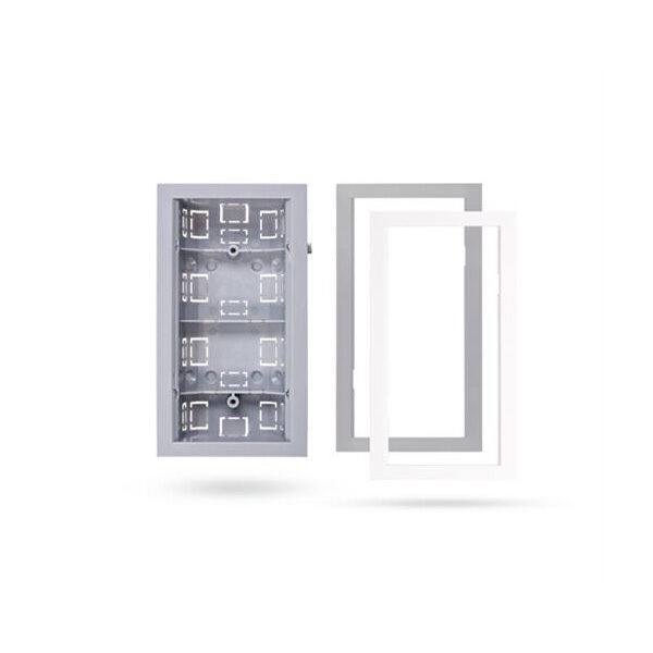 Jablotron JA-193PL-F-M-G Abdeckrahmen grau Jablotron JA-193PL-F-M-G Abdeckrahmen grau Detailansicht Bild 2 | EPS