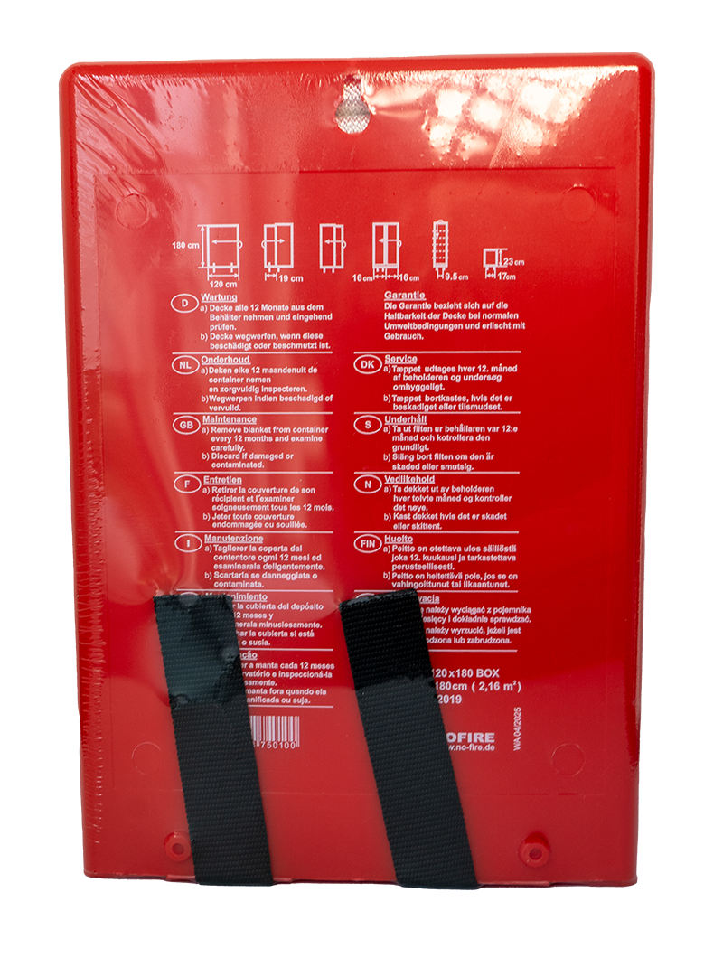 Löschdecke 120x180 Box, Zubehor, Gürtel, Adapter, Elektronik