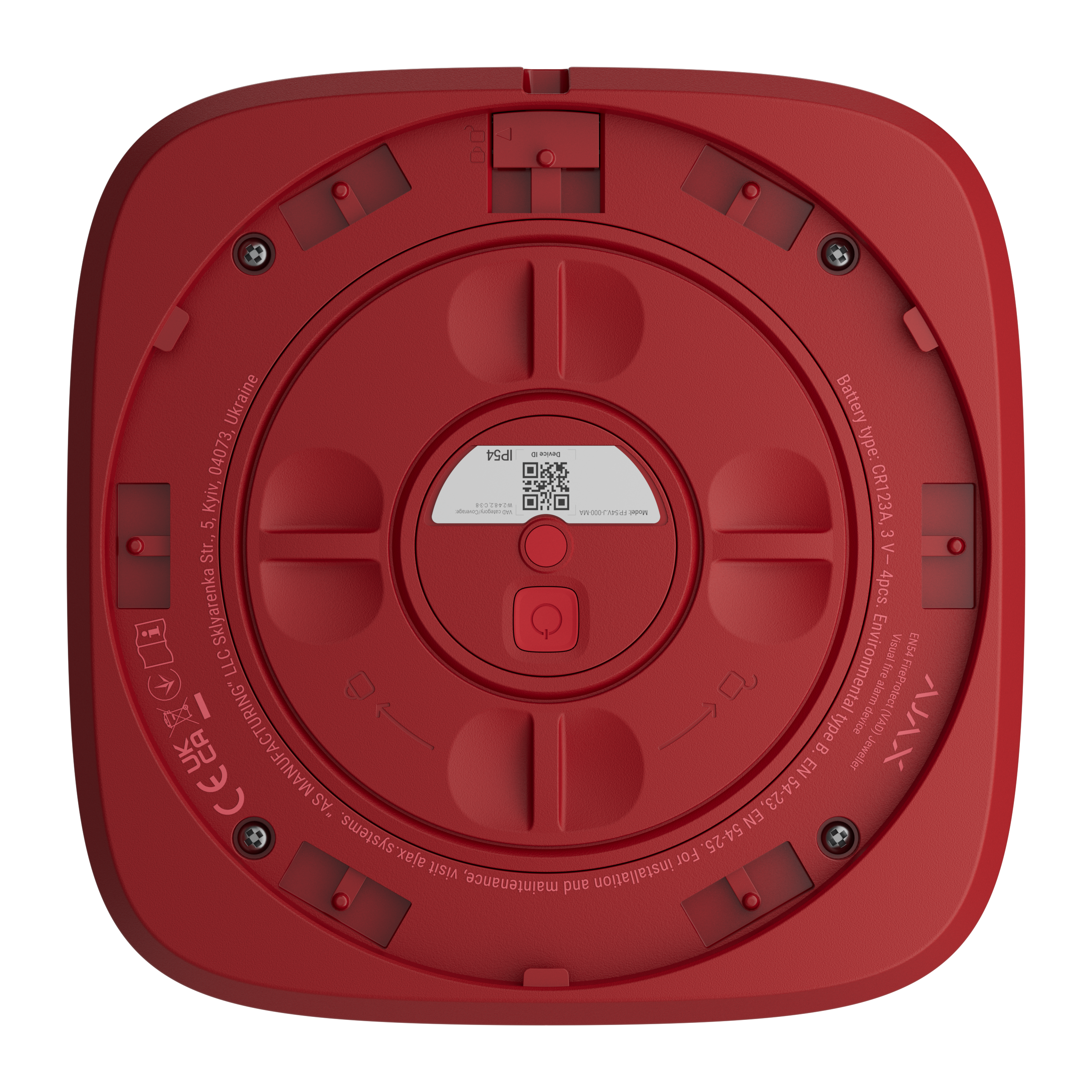 Ajax-Fire EN54 FireProtect (VAD) rot Detailansicht Bild 9 | EPS