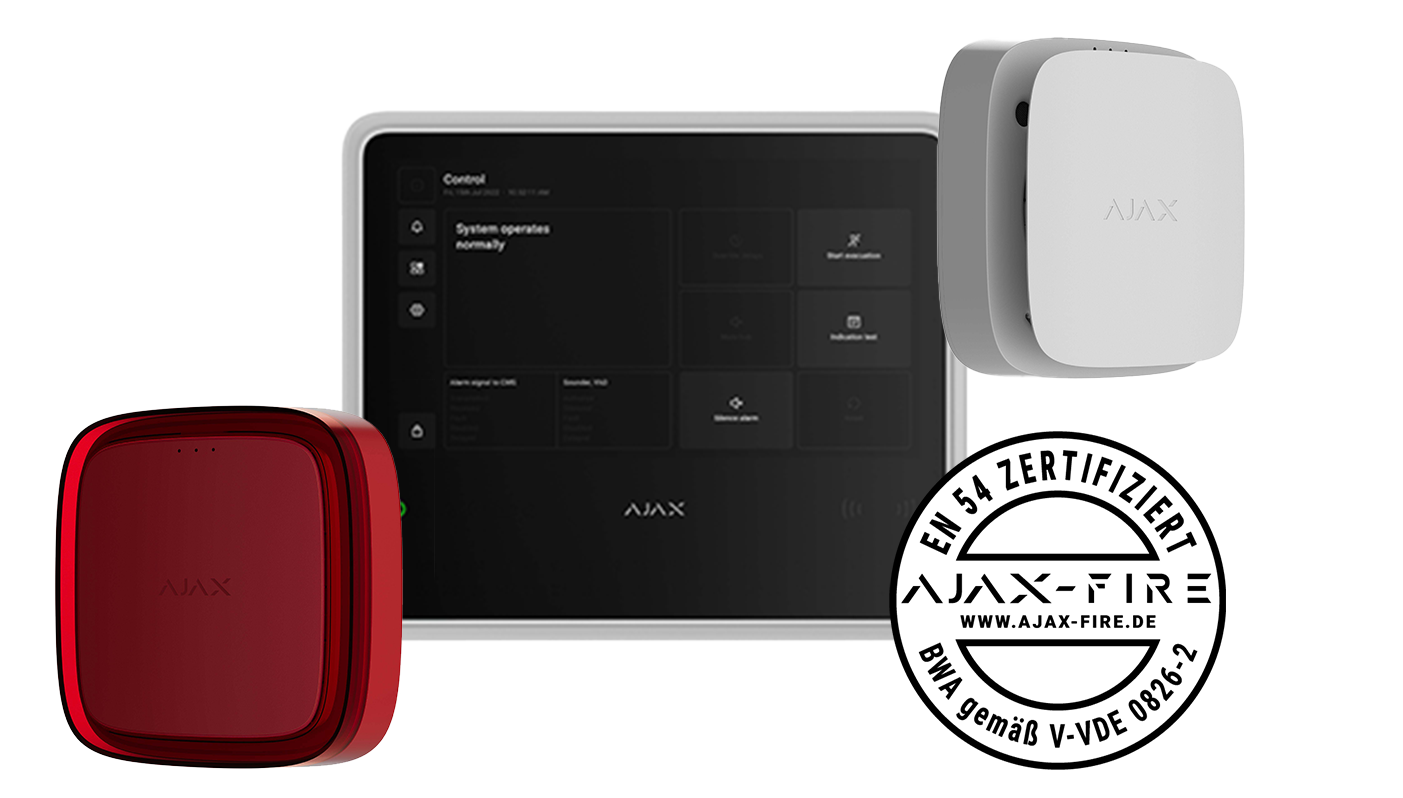 AJAX-FIRE EN54 Brandwarnanlage