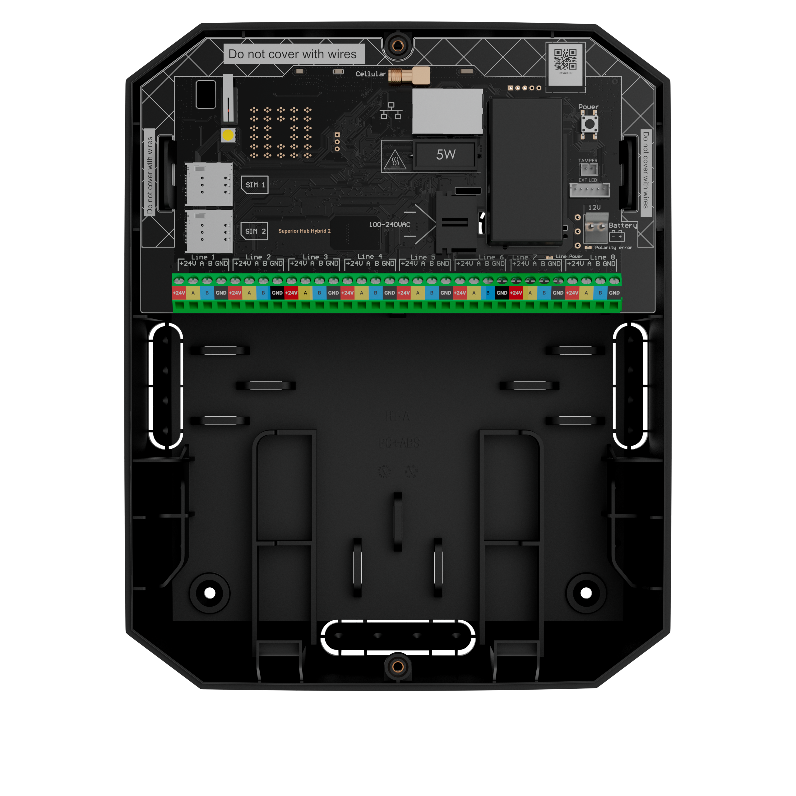 Ajax Superior Hub Hybrid 2 Schwarz Ajax Superior Hub Hybrid 2 Schwarz Detailansicht Bild 6 | EPS