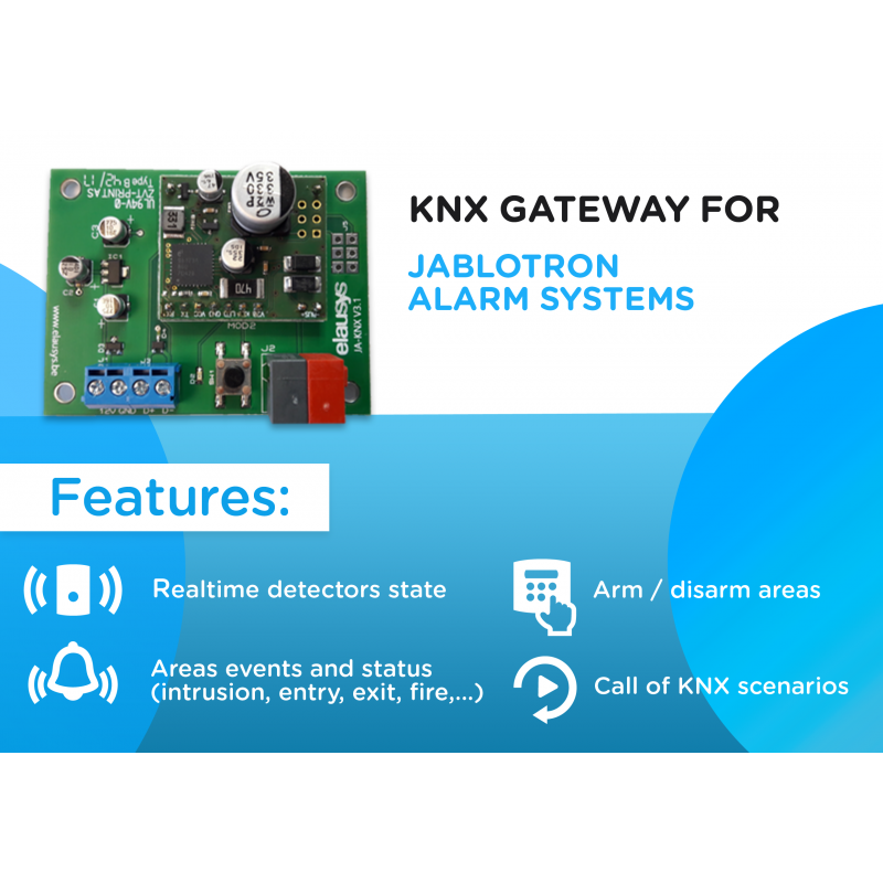 Jablotron JA-KNX Jablotron JA-KNX Detailansicht Bild 2 | EPS