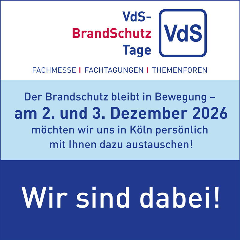 VdS Brandschutztage Köln Meet & Greet 03.12.2026