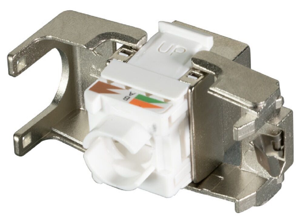 EPS RJ45 Shortbody Keystone STP, Cat.6A 500MHz mit integriertem Shutter EPS RJ45 Shortbody Keystone STP, Cat.6A 500MHz mit integriertem Shutter Detailansicht Bild 4 | EPS