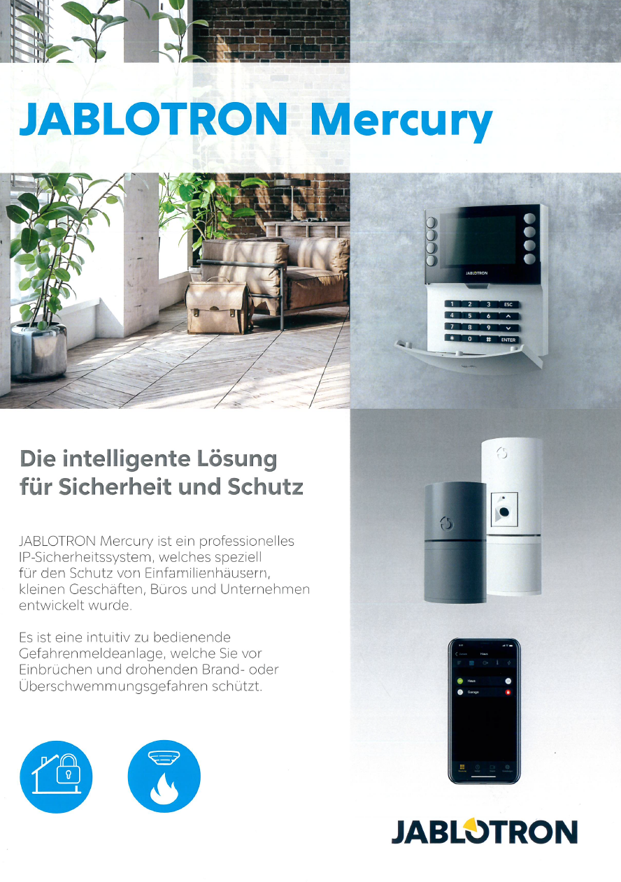 Jablotron Jablotron-Broschüre-Mercury Jablotron Jablotron-Broschüre-Mercury | EPS