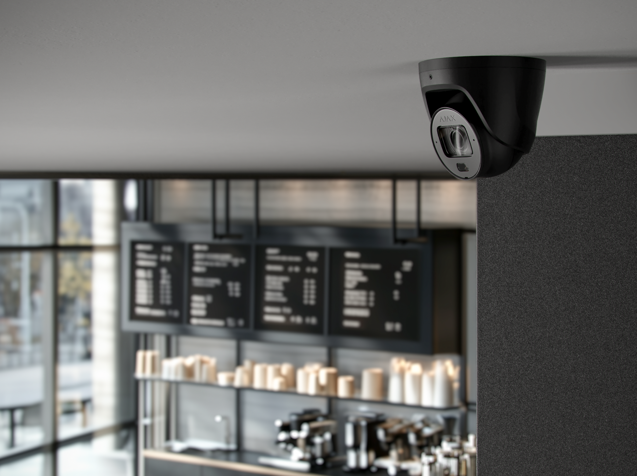 TurretCam HLVF (8 Mp) Schwarz