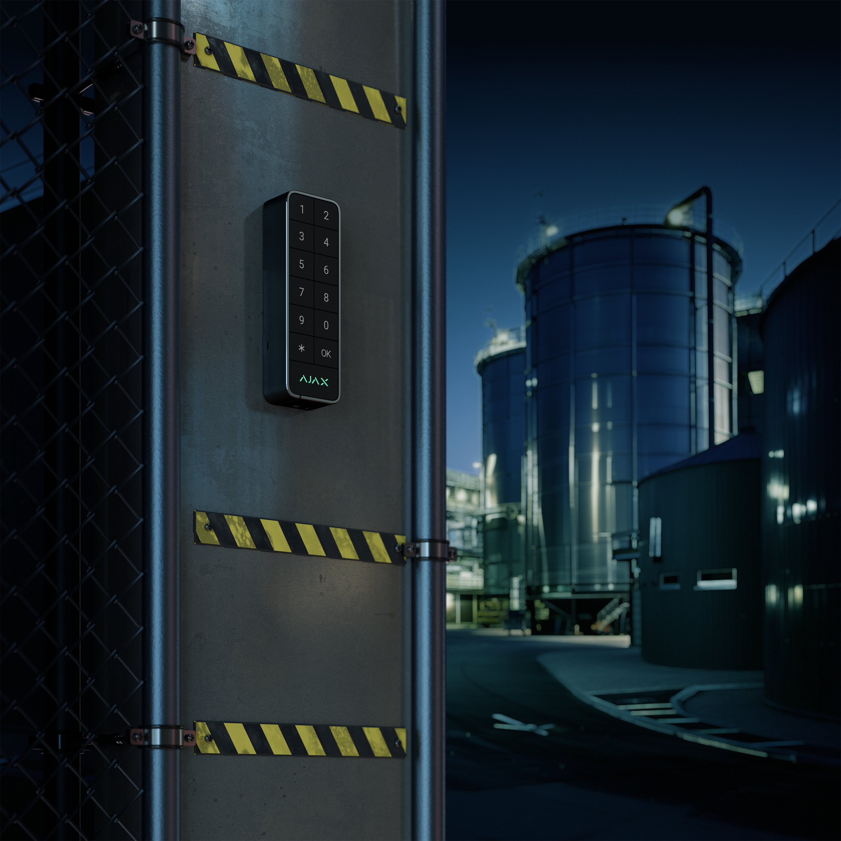 Superior KeyPad Outdoor Fibra Schwarz