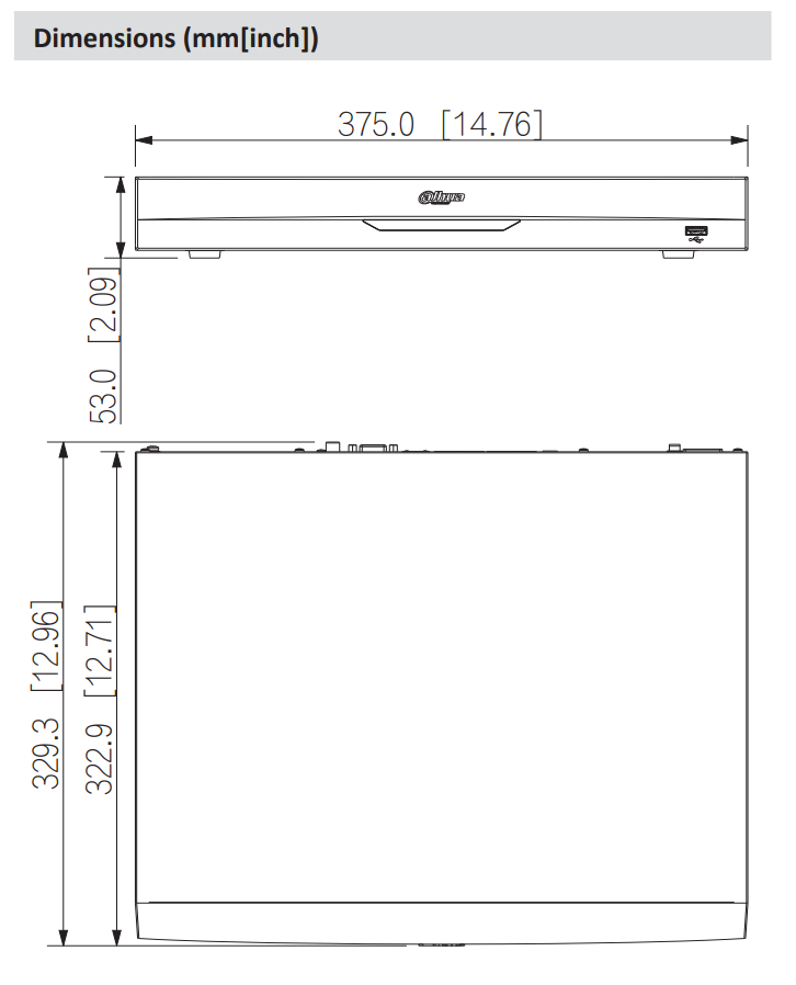 Dahua D-NVR4208-8P-EI Dahua D-NVR4208-8P-EI Detailansicht Bild 2 | EPS