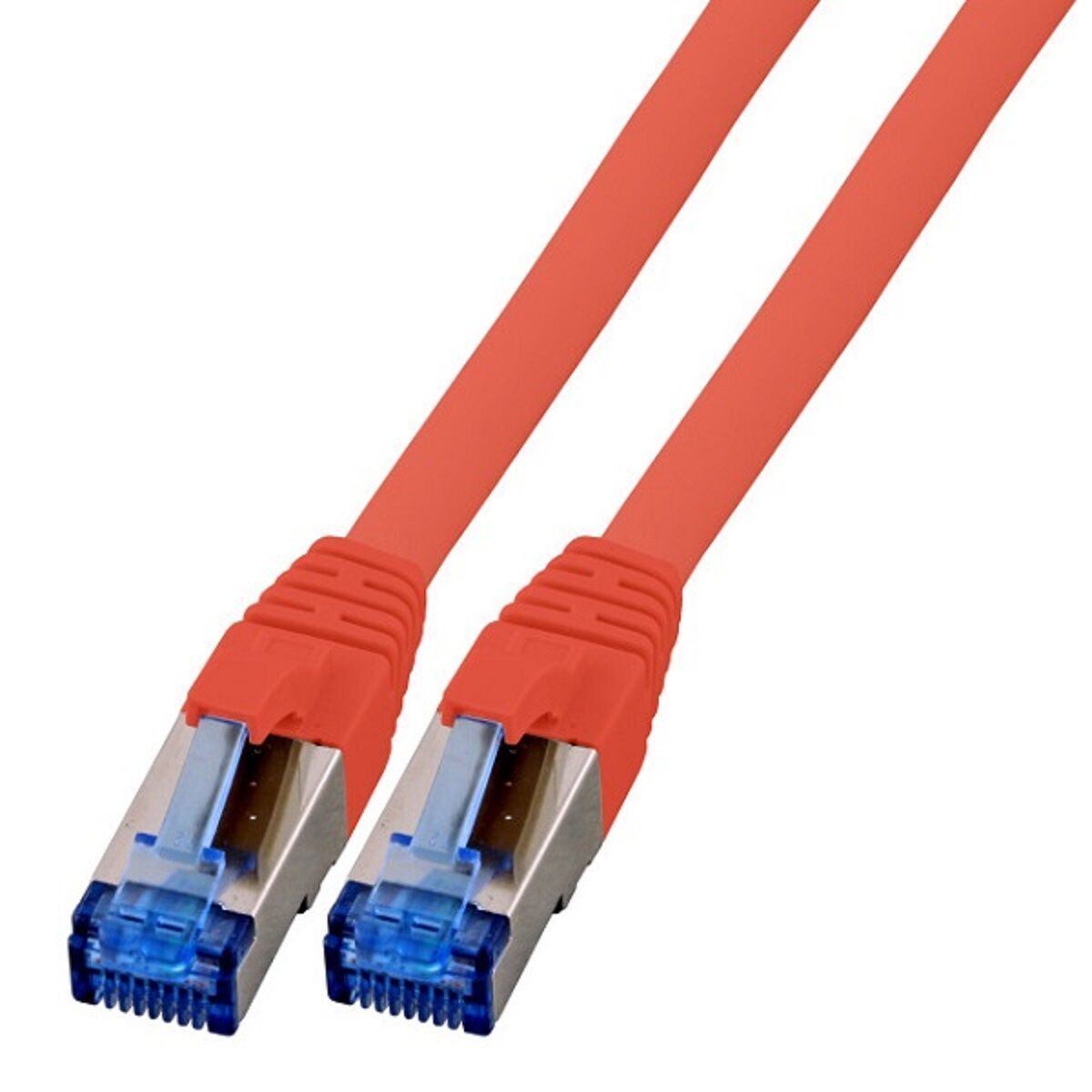 EPS RJ45 Patchkabel Cat.6A S/FTP TPE Cat.7 Rohkabel rot EPS RJ45 Patchkabel Cat.6A S/FTP TPE Cat.7 Rohkabel rot Detailansicht Bild 2 | EPS
