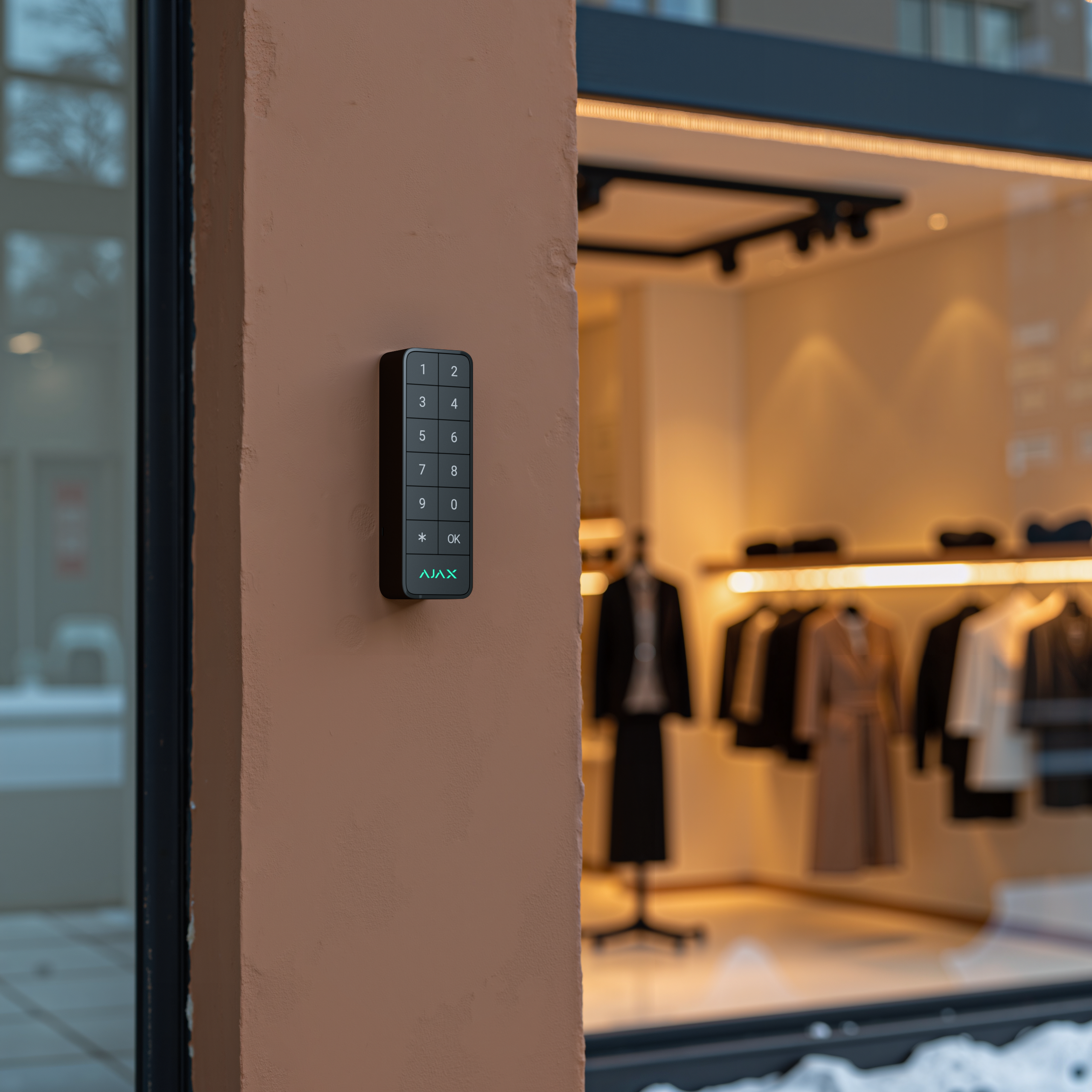 Ajax Superior KeyPad Outdoor Fibra Schwarz Detailansicht Bild 7 | EPS