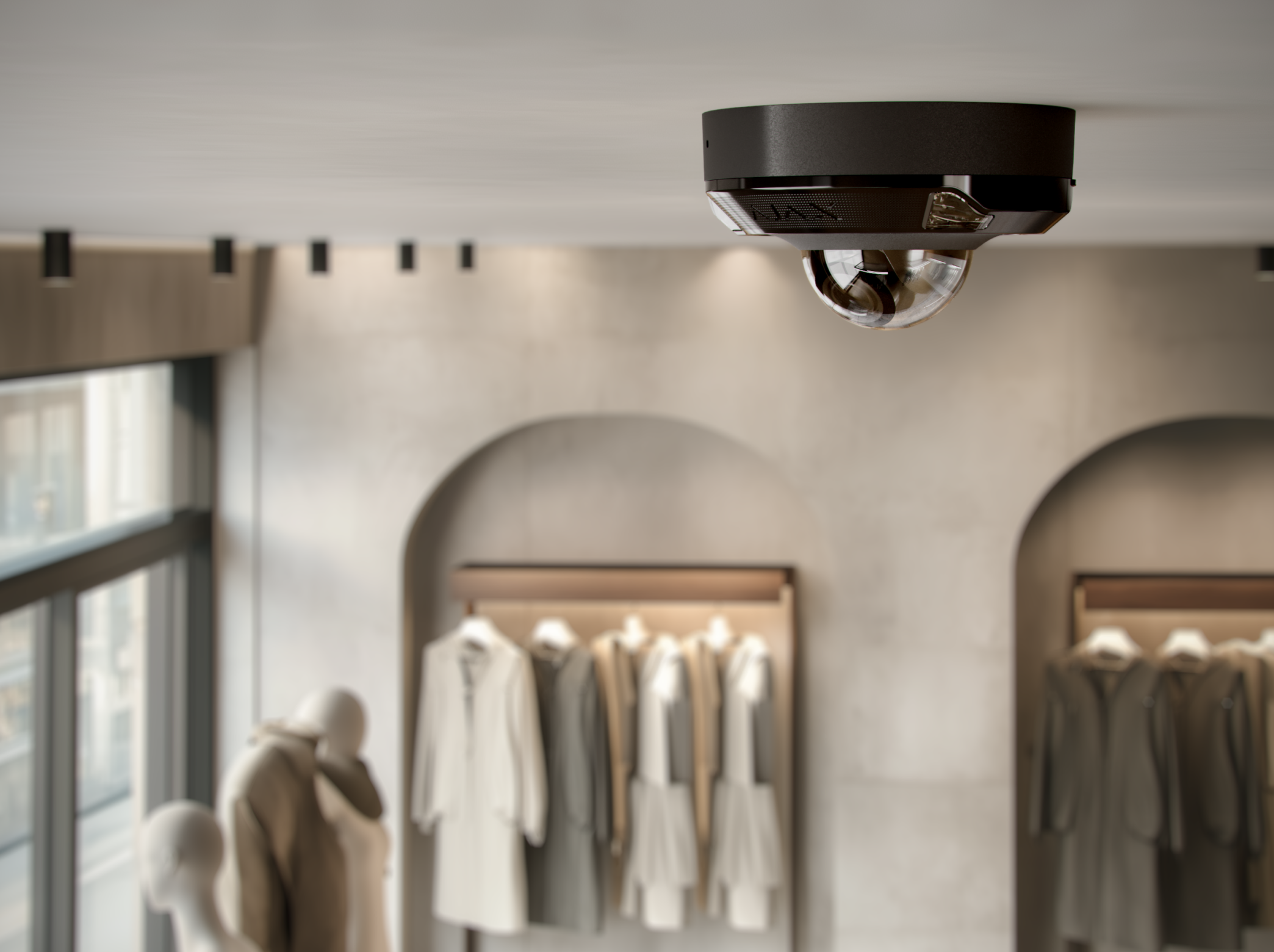 Ajax DomeCam Mini HL (5 Mp/2.8 mm) Schwarz Detailansicht Bild 2 | EPS