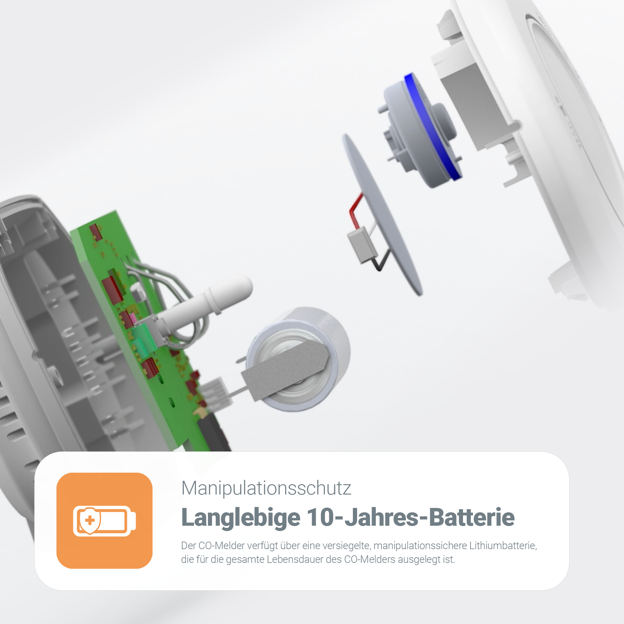 FireAngel FA-3820-EUX10 Kohlenmonoxidwarnmelder Detailansicht Bild 18 | EPS
