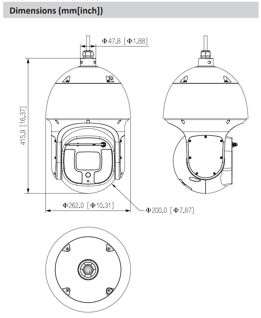 Dahua D-SD8A440-HNF-PA Dahua D-SD8A440-HNF-PA | EPS