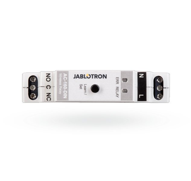 Jablotron AC-160-DIN Drahtloses Multifunktionsrelais für die DIN-Schienenmontage Jablotron AC-160-DIN Drahtloses Multifunktionsrelais für die DIN-Schienenmontage Detailansicht Bild 5 | EPS
