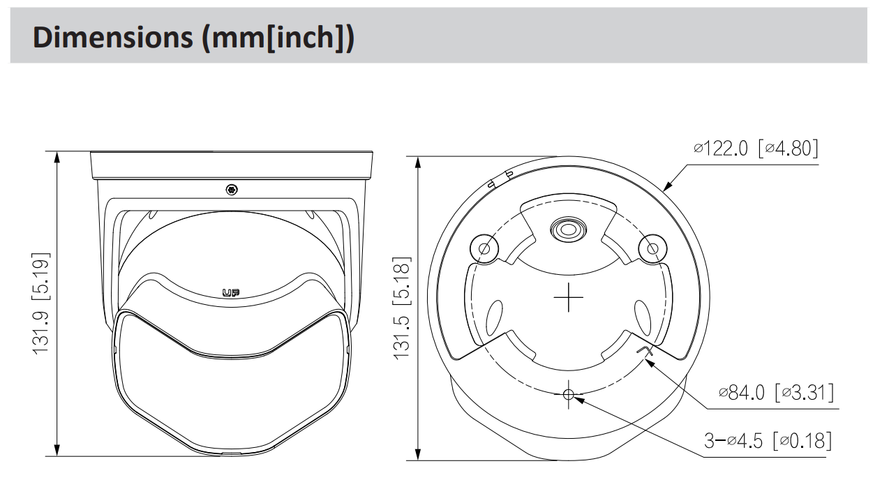 Dahua D-IPC-PDW5849-A180-E2-ASTE Dahua D-IPC-PDW5849-A180-E2-ASTE Detailansicht Bild 5 | EPS