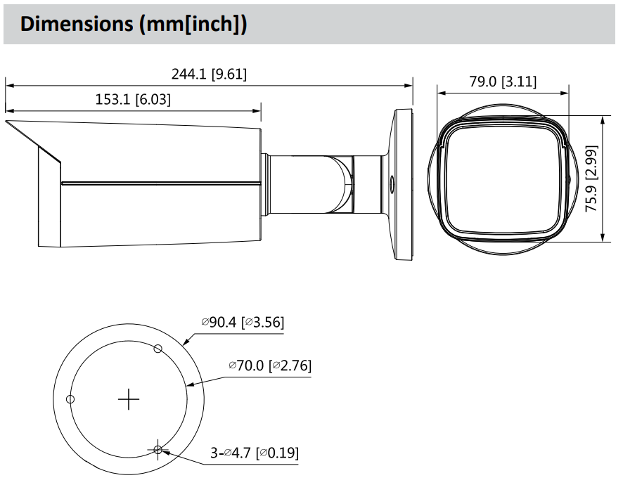 Dahua D-HAC-HFW2501TUP-Z-A-POC-27135-S2 Dahua D-HAC-HFW2501TUP-Z-A-POC-27135-S2 Detailansicht Bild 5 | EPS