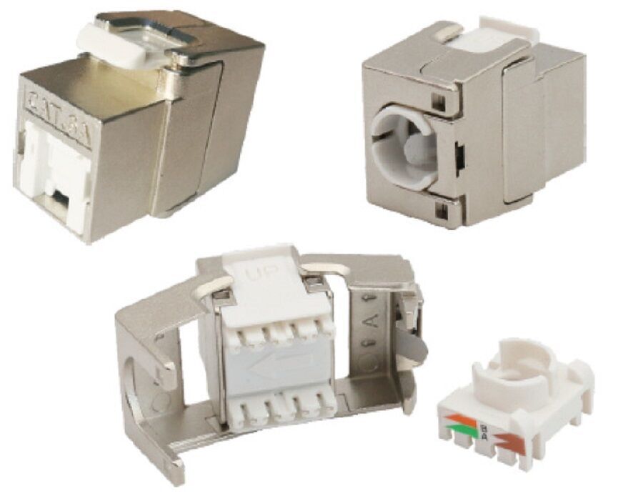 EPS RJ45 Shortbody Keystone STP, Cat.6A 500MHz mit integriertem Shutter EPS RJ45 Shortbody Keystone STP, Cat.6A 500MHz mit integriertem Shutter Detailansicht Bild 7 | EPS