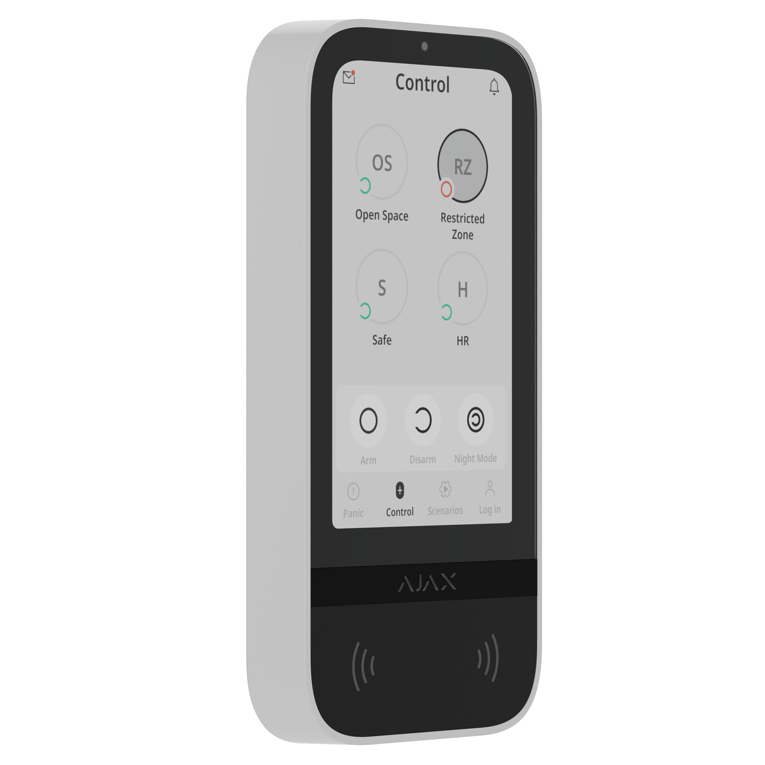 Superior KeyPad TouchScreen G3 Jeweller Weiß