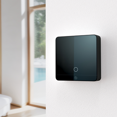 JB-151TH Temp.- & Feuchtigkeitssensor mit Thermostat , anthrazit