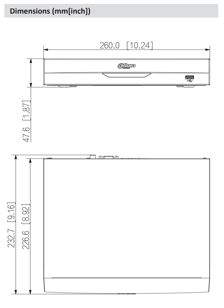 Dahua D-NVR4108HS-P-EI Detailansicht Bild 5 | EPS