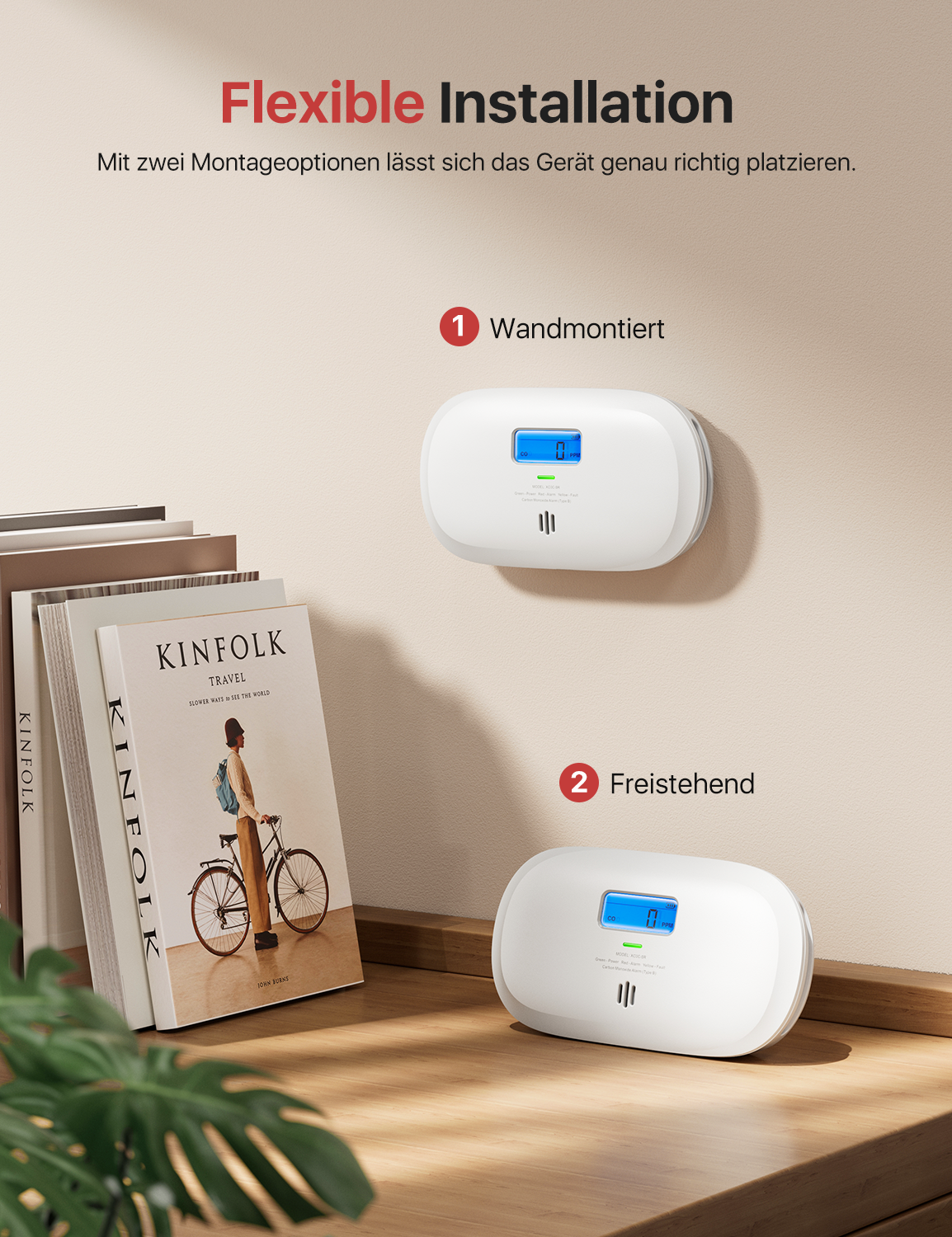 X-Sense XC0C-SR CO-Melder mit LCD-Display X-Sense XC0C-SR CO-Melder mit LCD-Display
