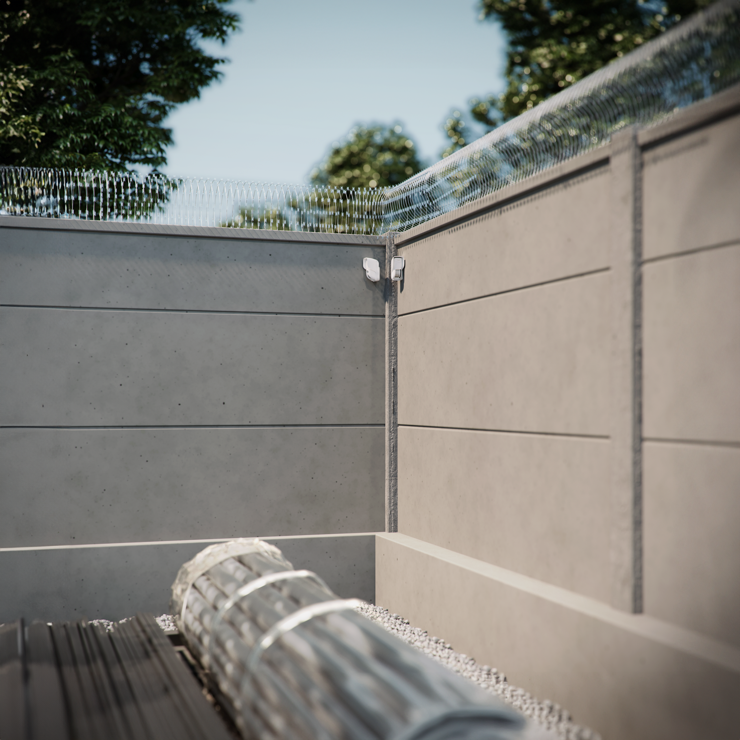 Curtain Outdoor Jeweller Weiß Curtain Outdoor Jeweller Weiß