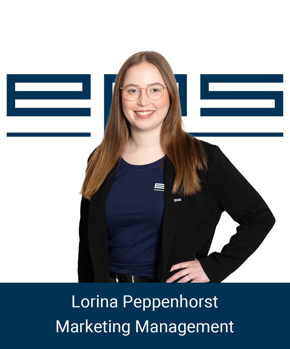 Lorina Peppenhorst | EPS Marketing Person, Portrait, Erwachsener, Weiblich, Frau, Person, Portrait, Erwachsener, Weiblich, Frau, Langarm, Blazer, Mantel, Jacke, Person