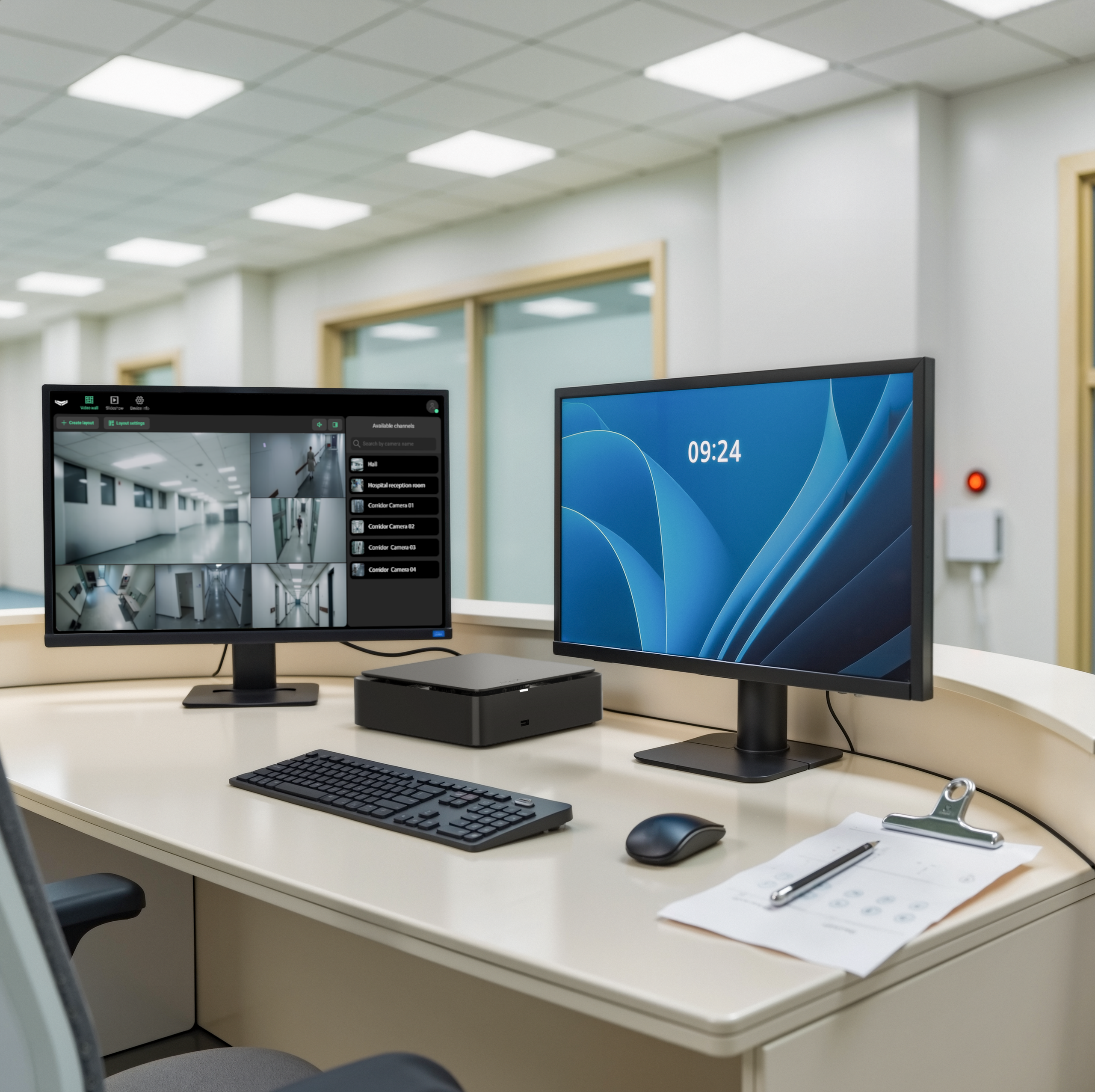 NVR HAC 8-ch Schwarz NVR HAC 16-ch Schwarz