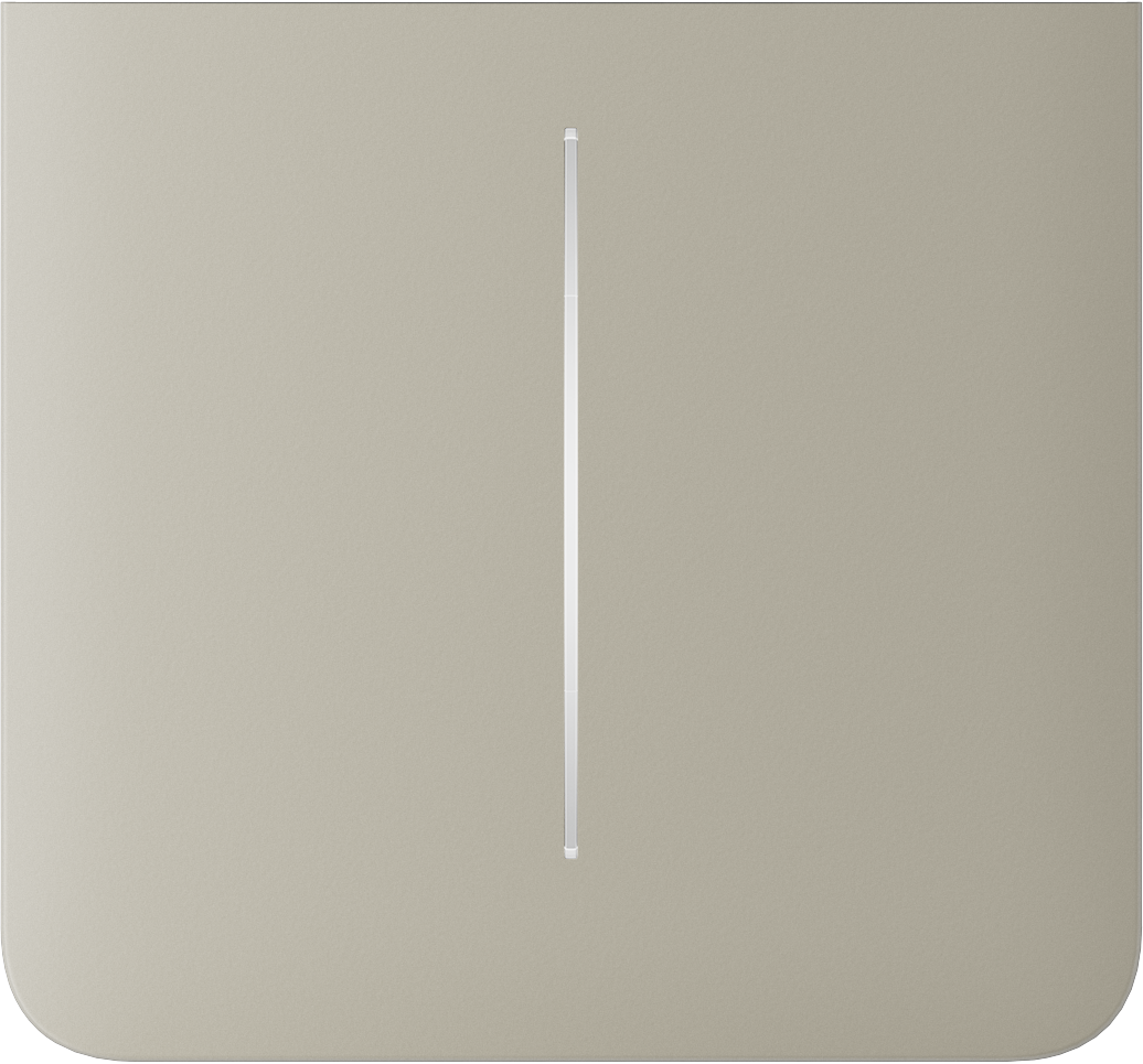 SideButton (2-gang) vertical Elfenbein