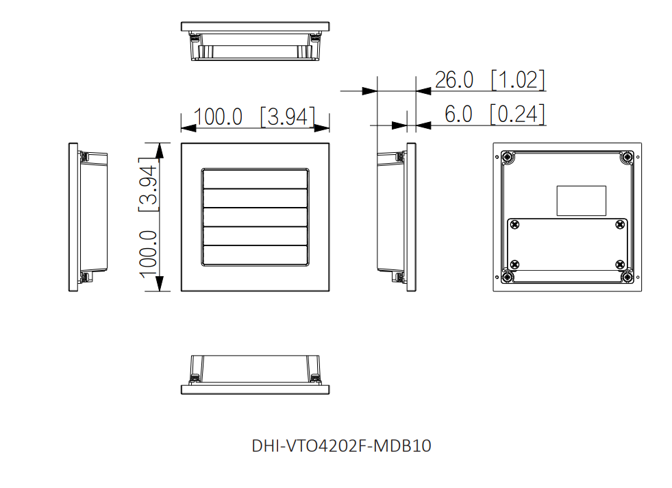 Dahua D-VTO4202F-MDB10 Dahua D-VTO4202F-MDB10 Detailansicht Bild 5 | EPS