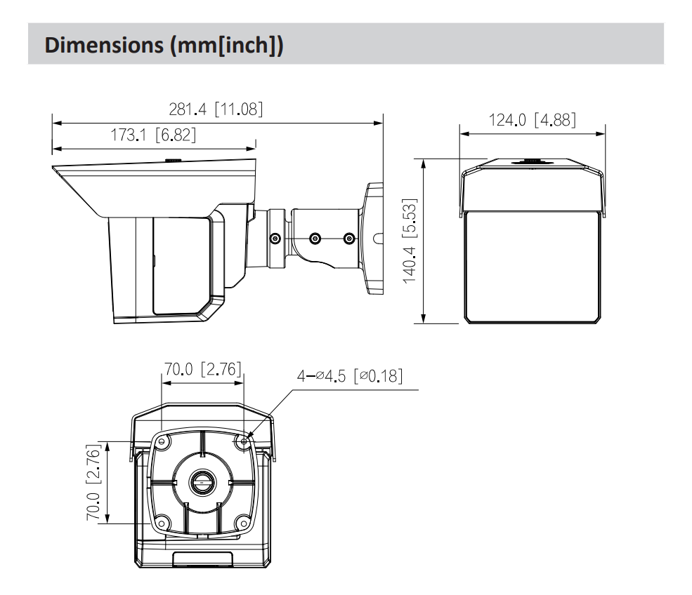 Dahua D-IPC-MFW5241T2P-E3-ASE-QH-B Detailansicht Bild 3 | EPS