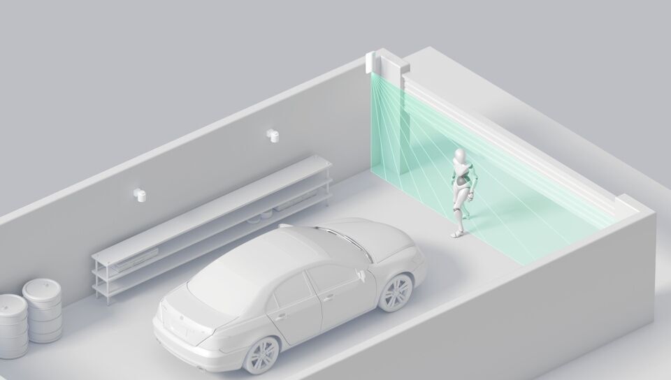 Ajax MotionProtect Curtain Weiß | EPS