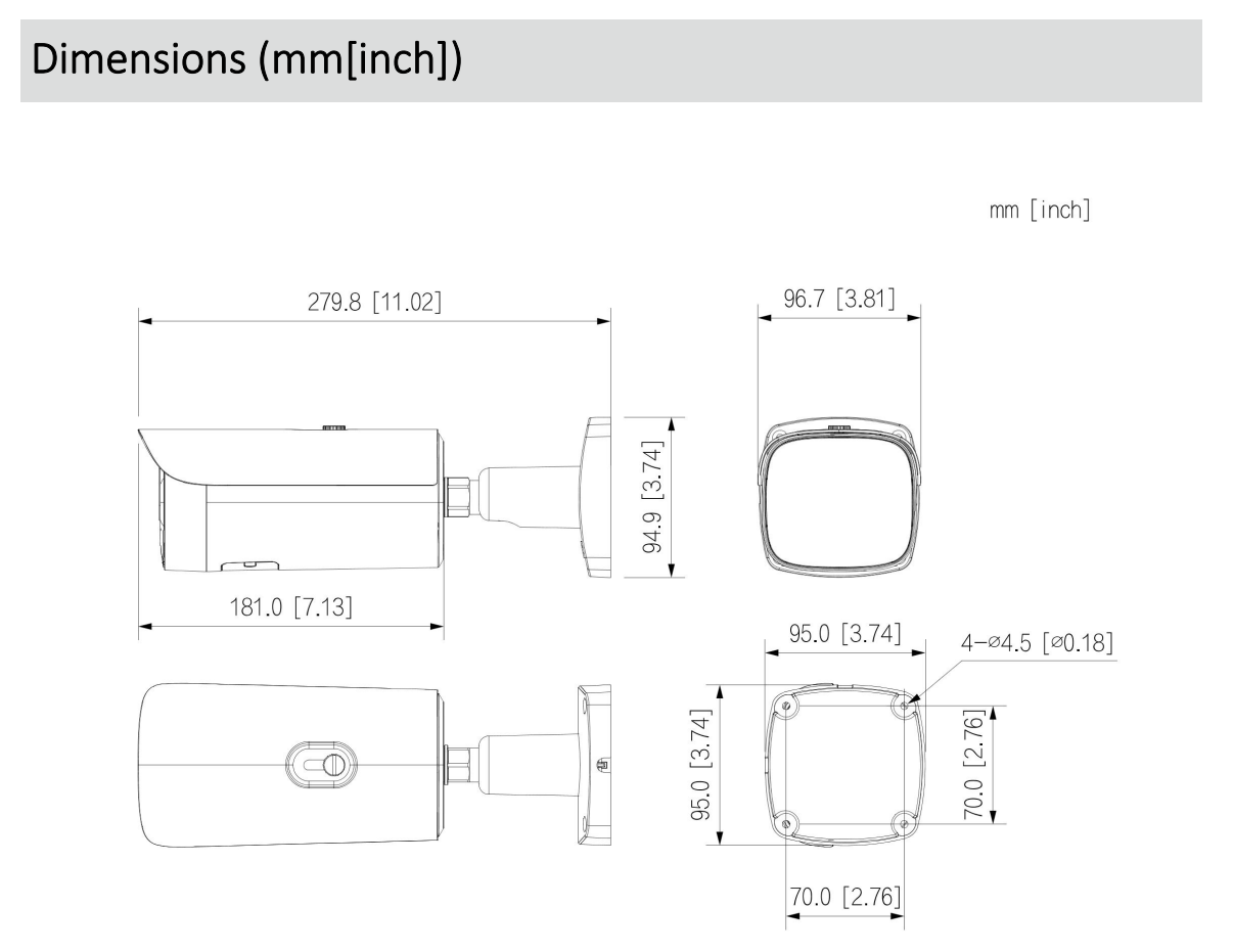 Dahua D-IPC-HFW5859E1P-ZE-IL-2712-B Dahua D-IPC-HFW5859E1P-ZE-IL-2712-B Detailansicht Bild 2 | EPS