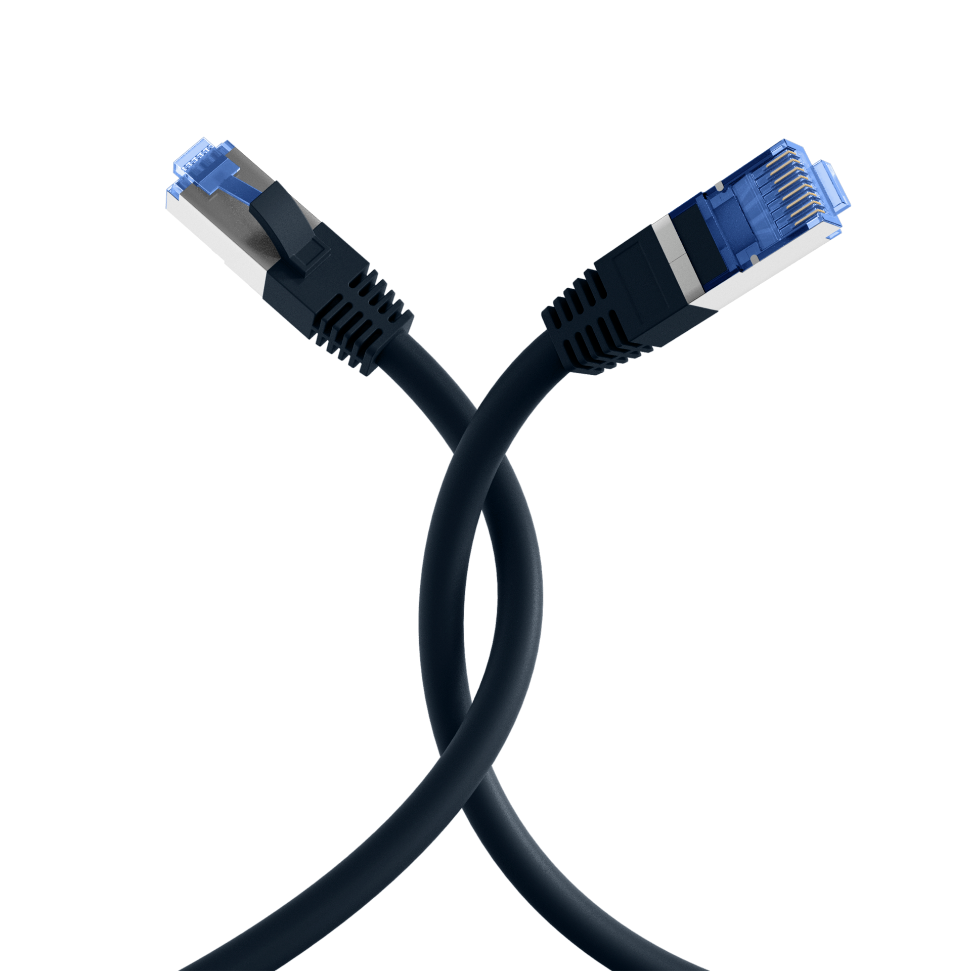 EPS RJ45 Patchkabel Cat.6A S/FTP TPE Cat.7 Rohkabel 0,5m EPS RJ45 Patchkabel Cat.6A S/FTP TPE Cat.7 Rohkabel 0,5m | EPS