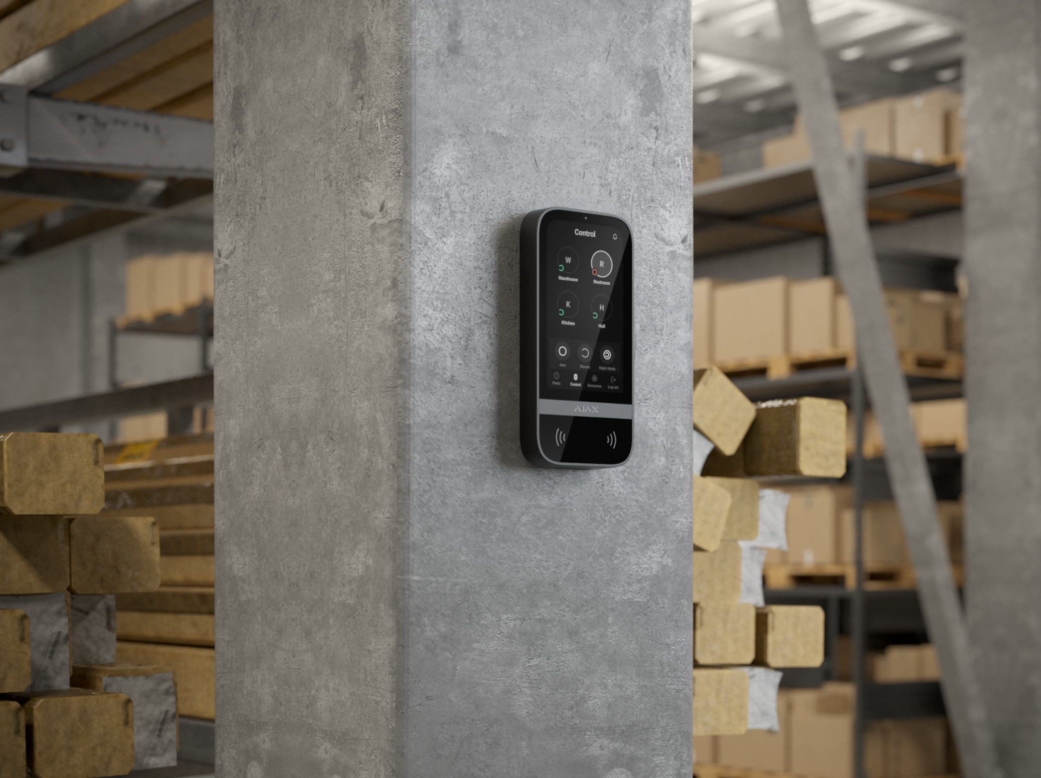 Superior KeyPad TouchScreen G3 Jeweller Schwarz