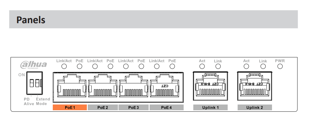Dahua D-PFS3006-4ET-60-V2 | EPS