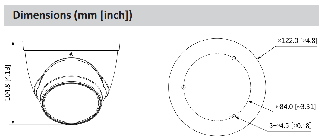 Dahua D-HAC-HDW2501TP-Z-A-DP-27135-S2 Dahua D-HAC-HDW2501TP-Z-A-DP-27135-S2 Detailansicht Bild 4 | EPS