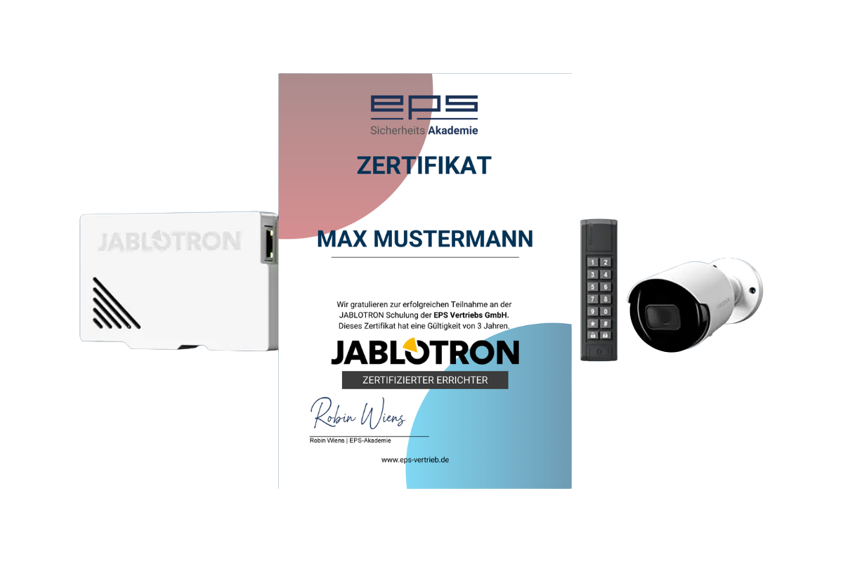 Alarm Jablotron Schulungen