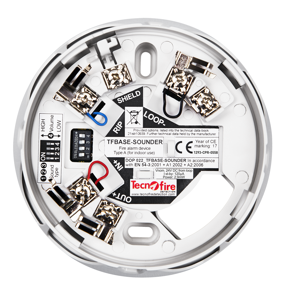 Tecnofire TF-BASE-SOUNDER Tecnofire TF-BASE-SOUNDER Detailansicht Bild 2 | EPS